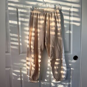 PINK Victoria's Secret Cream Joggers